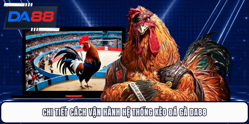 Chi tiết cách vận hành hệ thống kèo đá gà DA88
