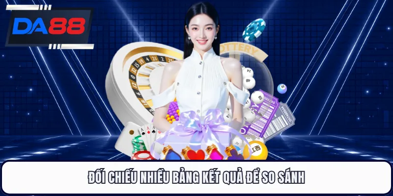 Đối chiếu nhiều bảng kết quả để so sánh